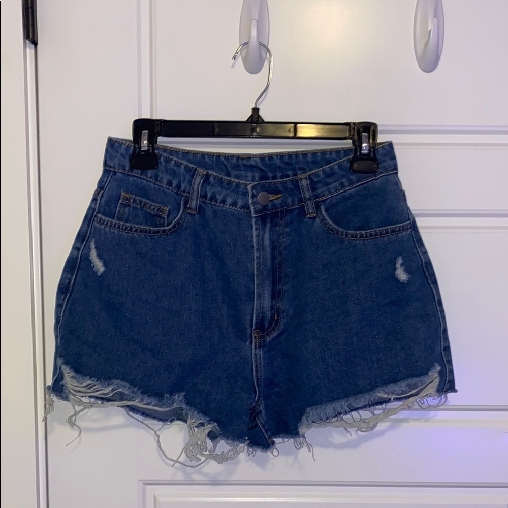 Women’s TALL Denim High-Waisted Shorts